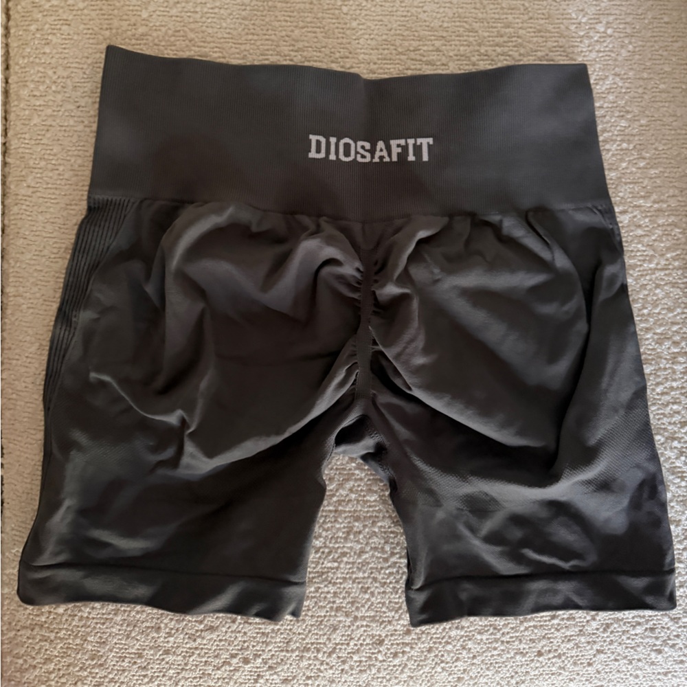 Diosafit Women's Black High-Waist Athletic Shorts